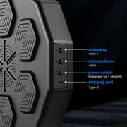 Music Boxing Machine, Smart Bluetooth Connection Boxing Equipment, Fight Reaction Training Boxing Pad, Release Pressure Wall Mounted Punching Equipment with Boxing Gloves
